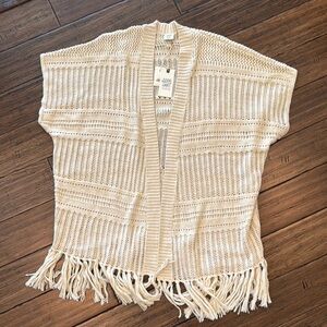 Matilda Jane Cream Fringe Sweater